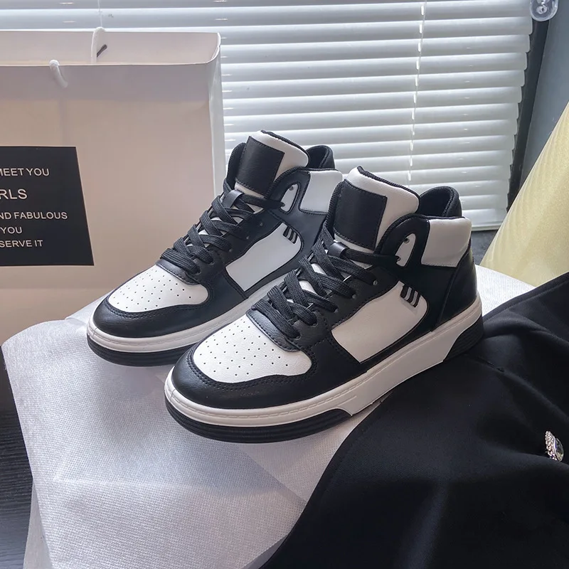 

Новинка осени 2023, женские высокие белые туфли, женская обувь, увеличивающая рост, Женская обувь в Корейском стиле, женская обувь A1052