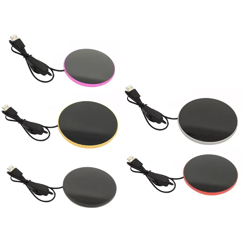 

Подогреватель чашек, с индикатором и выключателем, USB-разъем, подставка для нагреватель для напитков, для дома и офиса