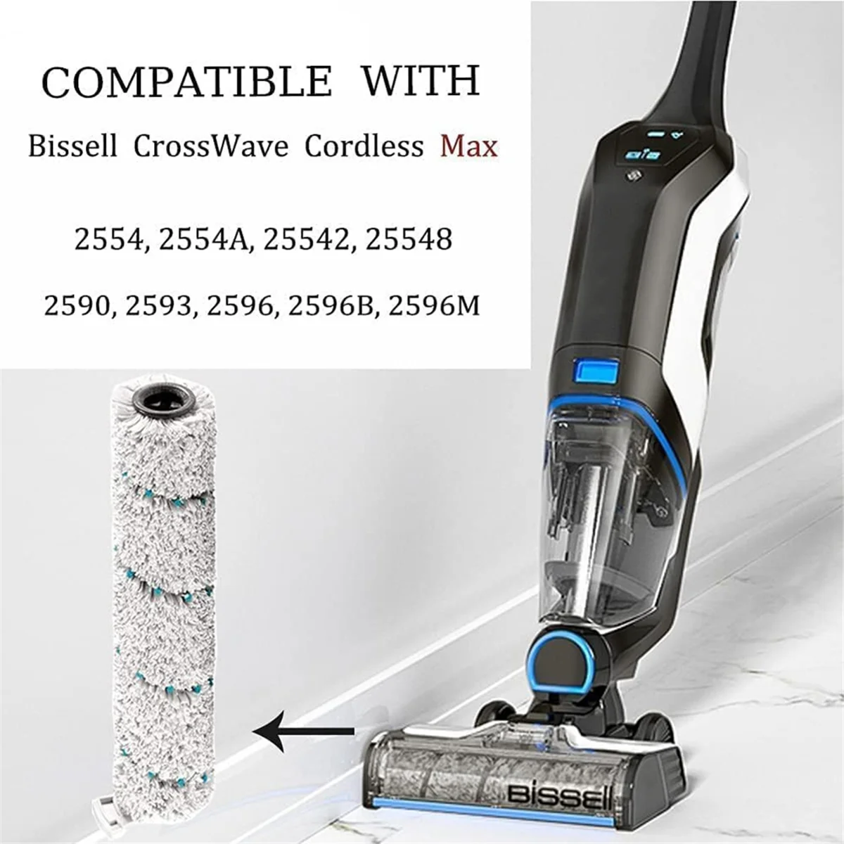 Сменный комплект для Bissell CrossWave Wireless Max Series 2787 2554A 25542 25548 многоповерхностные щетки