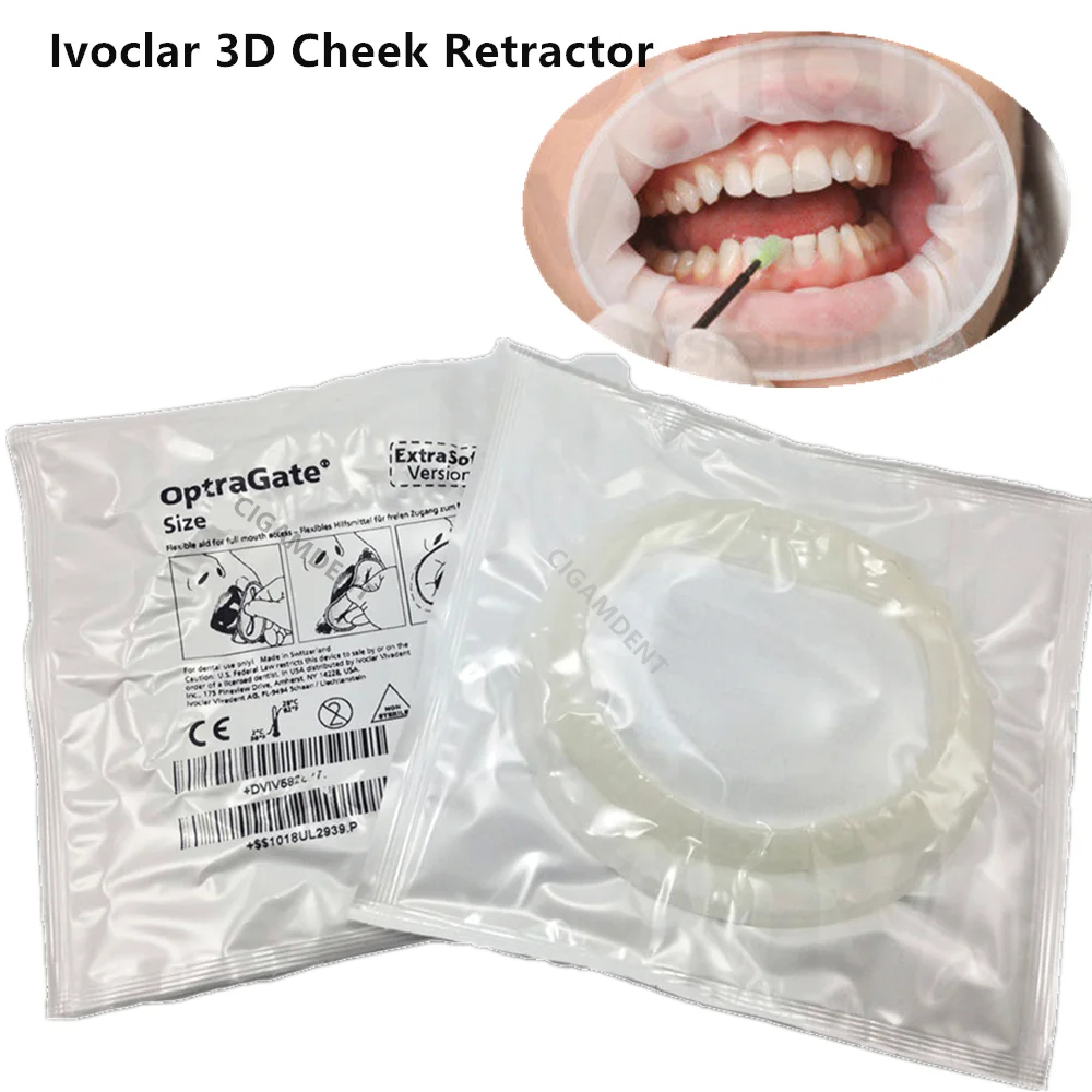 OptraGate 3D Dental Mouth Opener Lip Cheek Retractor O Shape Regular Small Ivoclar Vivadent Teeth Whitening