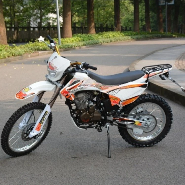Фото Внедорожный мотоцикл 250cc с водяным охлаждением, лесная дорога, профессиональный раллийный горный внедорожник №1