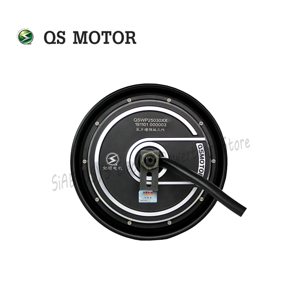 

High Power QSMOTOR 10inch 3500w V4.2 72V 106kmh DC Brushless Racing Scooter Electric Hub Motor with CE