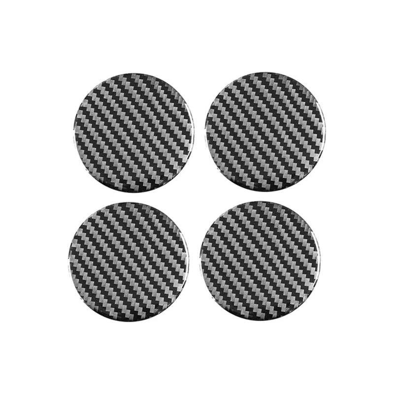 

Car Tire Mark Stickers for Tesla Model X 2014-2022 Carbon Fiber Decoration Stickers Center Hub Caps Badge