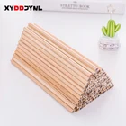 Карандаш для скетчинга HB, нетоксичный карандаш с черной сердцевиной из сырой древесины, 10 шт., Канцтовары для школы и офиса