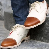 men shoes 2021 new derby oxfords lace up mixed colors pu leather casual business shoes classic comfortable %d0%bc%d1%83%d0%b6%d1%81%d0%ba%d0%b0%d1%8f %d0%be%d0%b1%d1%83%d0%b2%d1%8c ka869