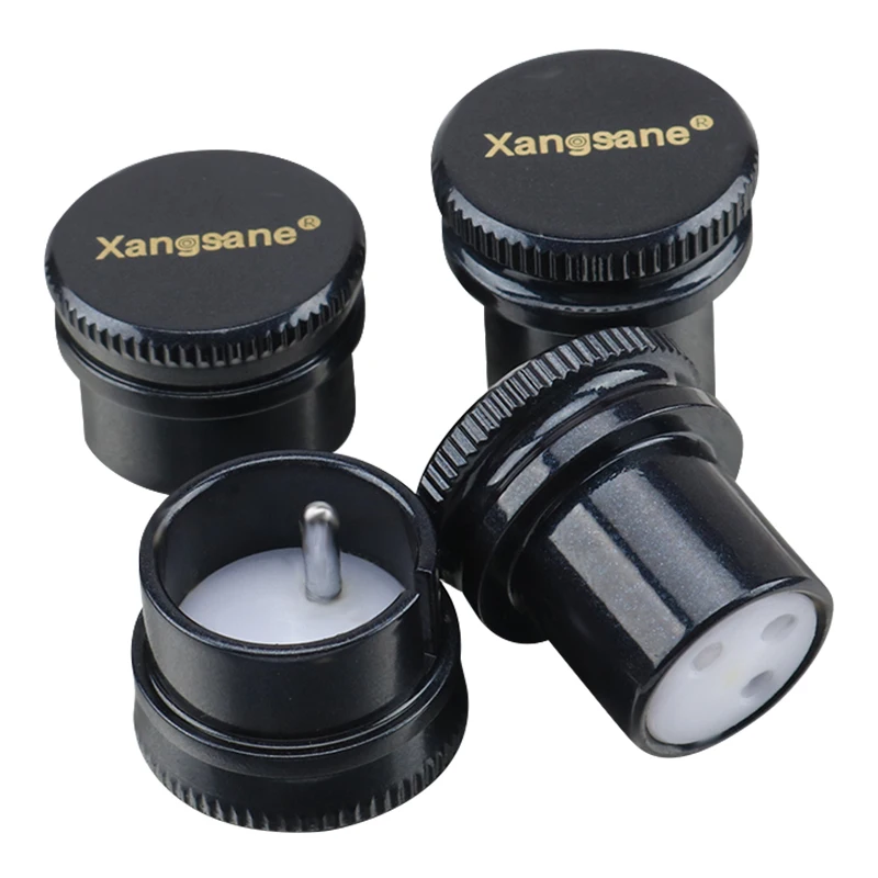 

2Pcs Hi-end Protective Cover Dust Cap Copper XLR Plug Protector Audio Adapter