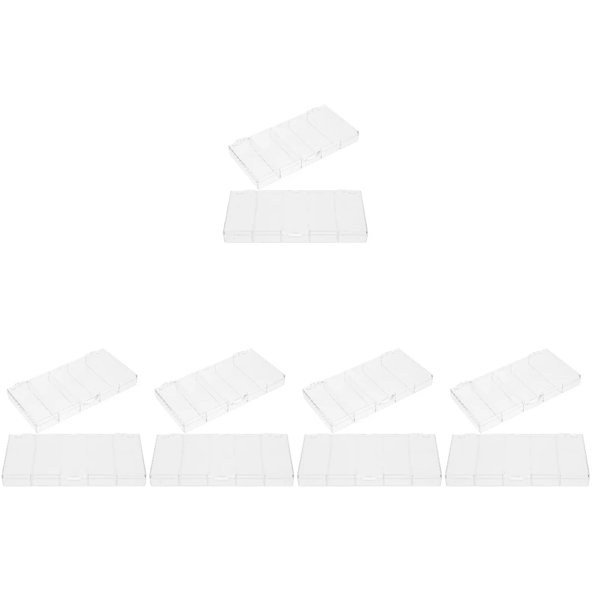 

10 Transparent Sturdy With Dividers Practical Bead Organizer Compartment Beads Organizers Bead Containers