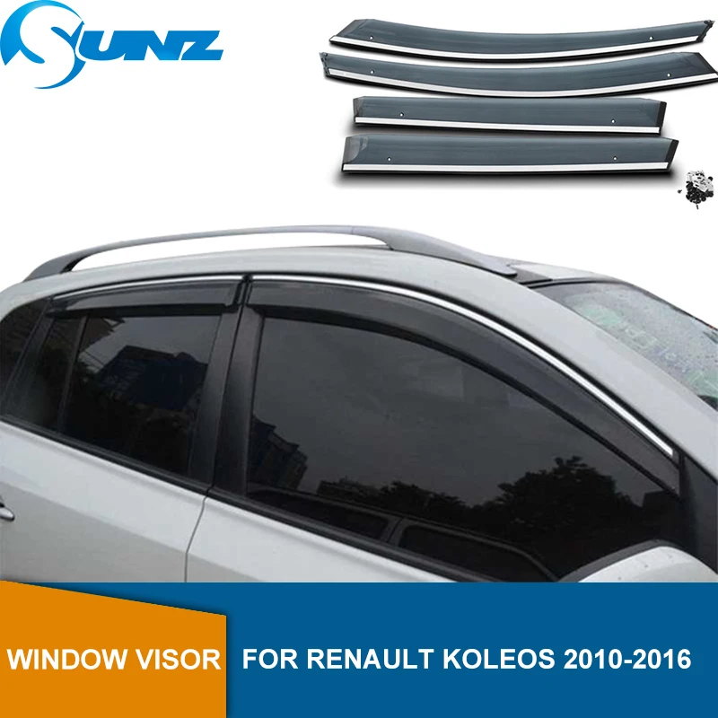 

Side Window Deflector For Renault Koleos 2010 2011 2012 2013 2014 2015 2016 Window Visor Vent Shades Sun Rain Deflectors SUNZ