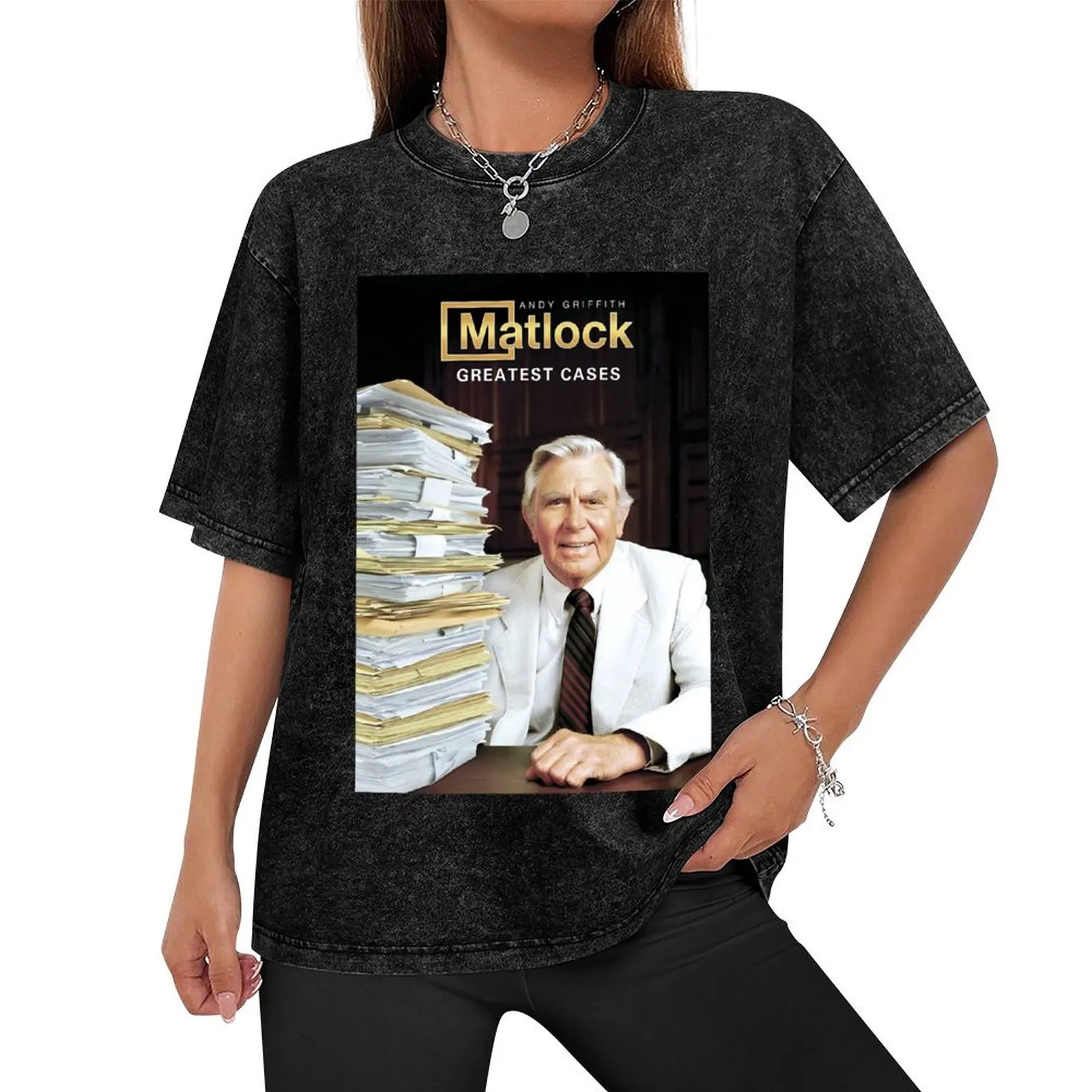 Футболка Andy Griffith Ben Matlock Greatest Cases хлопковая