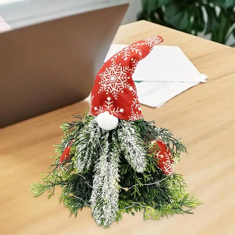 Рождественские украшения Gnome шнурок Шведский венок ниссе для стола реквизит