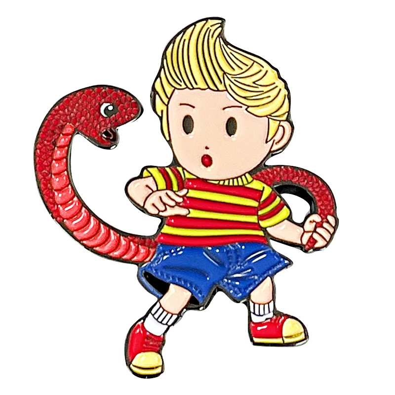 

Игровые персонализированные эмалированные Броши C4082, модные булавки, забавная мультяшная брошь, Значки для одежды, рюкзака, лацкана, аксесс...