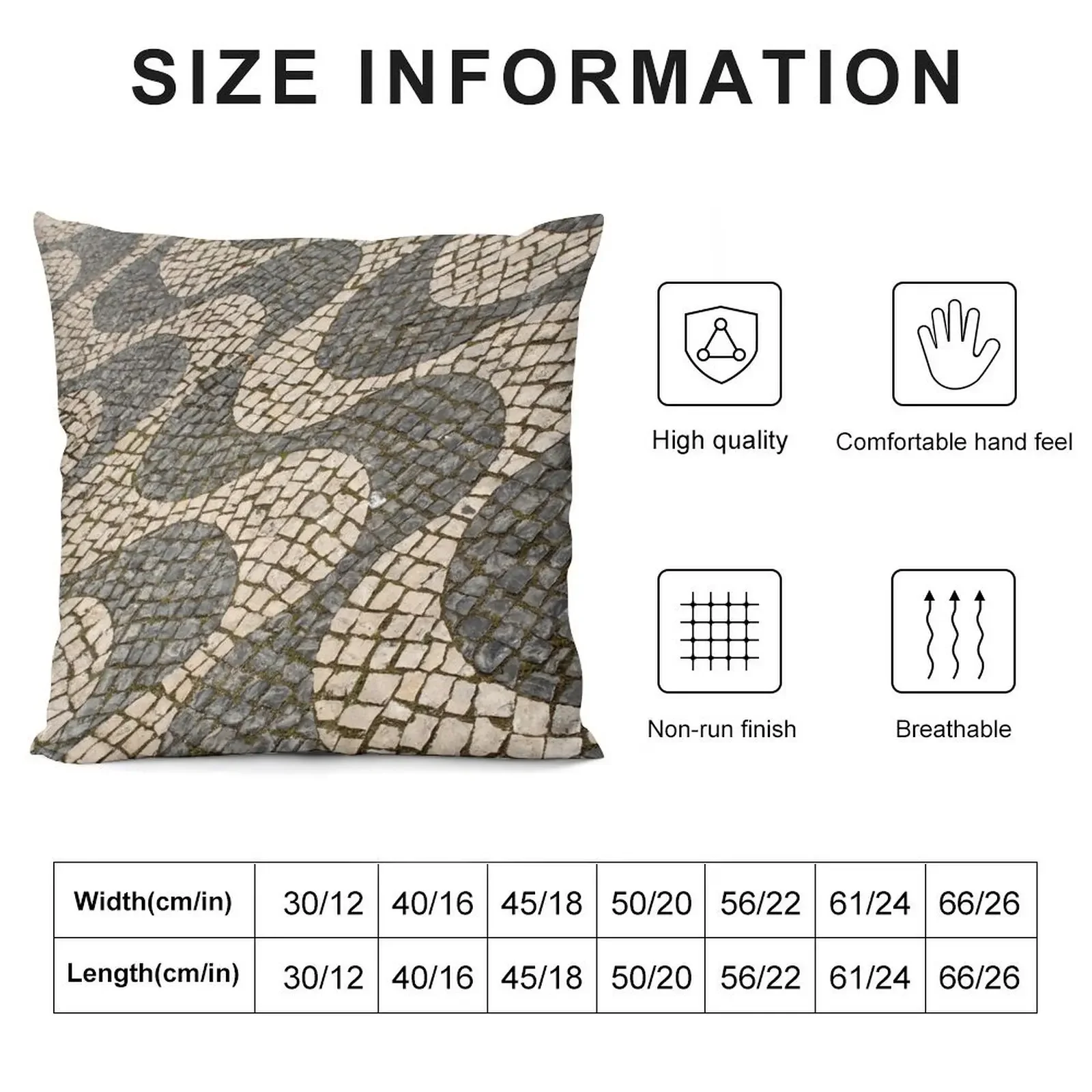 Cal?ada Portuguesa - португальский тротуар декоративная подушка рождественские