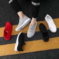 big size breathable casual mens shoes lightweight comfortable running shoes man soft sole non slip lace up weave mesh sneakers