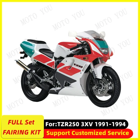 Подходит для YAMAHA TZR250 3XV 1991-1994, аксессуары для мотоциклов, полный комплект обтекателя кузова, комплект панелей 1992 1993 TZR 250 91 92 93 94