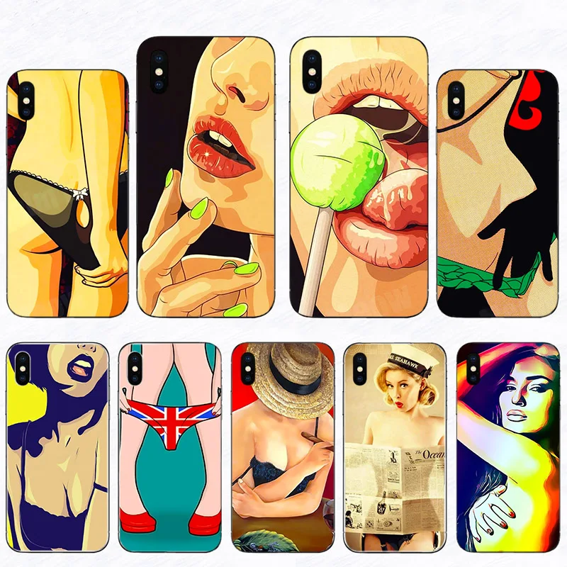 

Charming Girl Unique Phone Case For Iphone SE 2020 11 Pro XS Max Coque 13 12 Mini Hard Cover 7 6S 8 Plus XR 10 5 X Mobile Shell