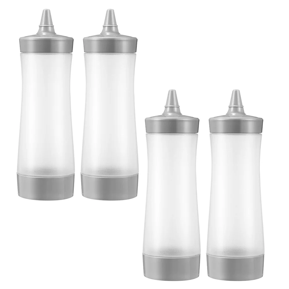 

4 Pcs Applicator Squeeze Bottle Honey Containers Small Mini Bottles Plastic Condiment