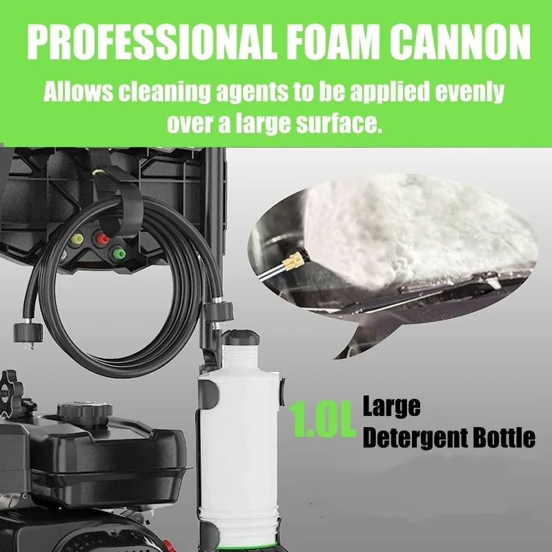 Suyncll 4200PSI Мойка высокого давления 2 8GPM Газовая мойка 212CC стиральная машина