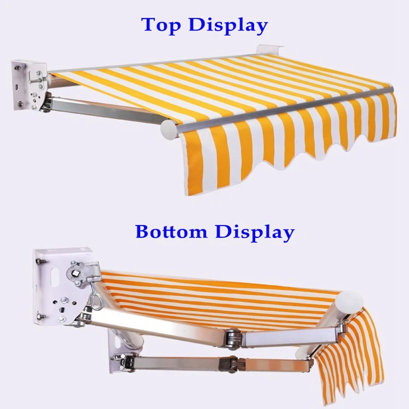 Телескопический навес на заказ тканевый наружный выдвижной тент для патио