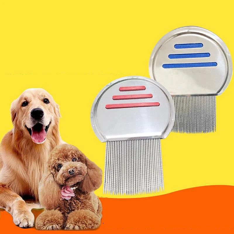 

Stainless Steel Lice Free Comb Rid Kids Hair Terminator Super Density Teeth Remove Pet Comb Tools Pet Style Cleaning Tools