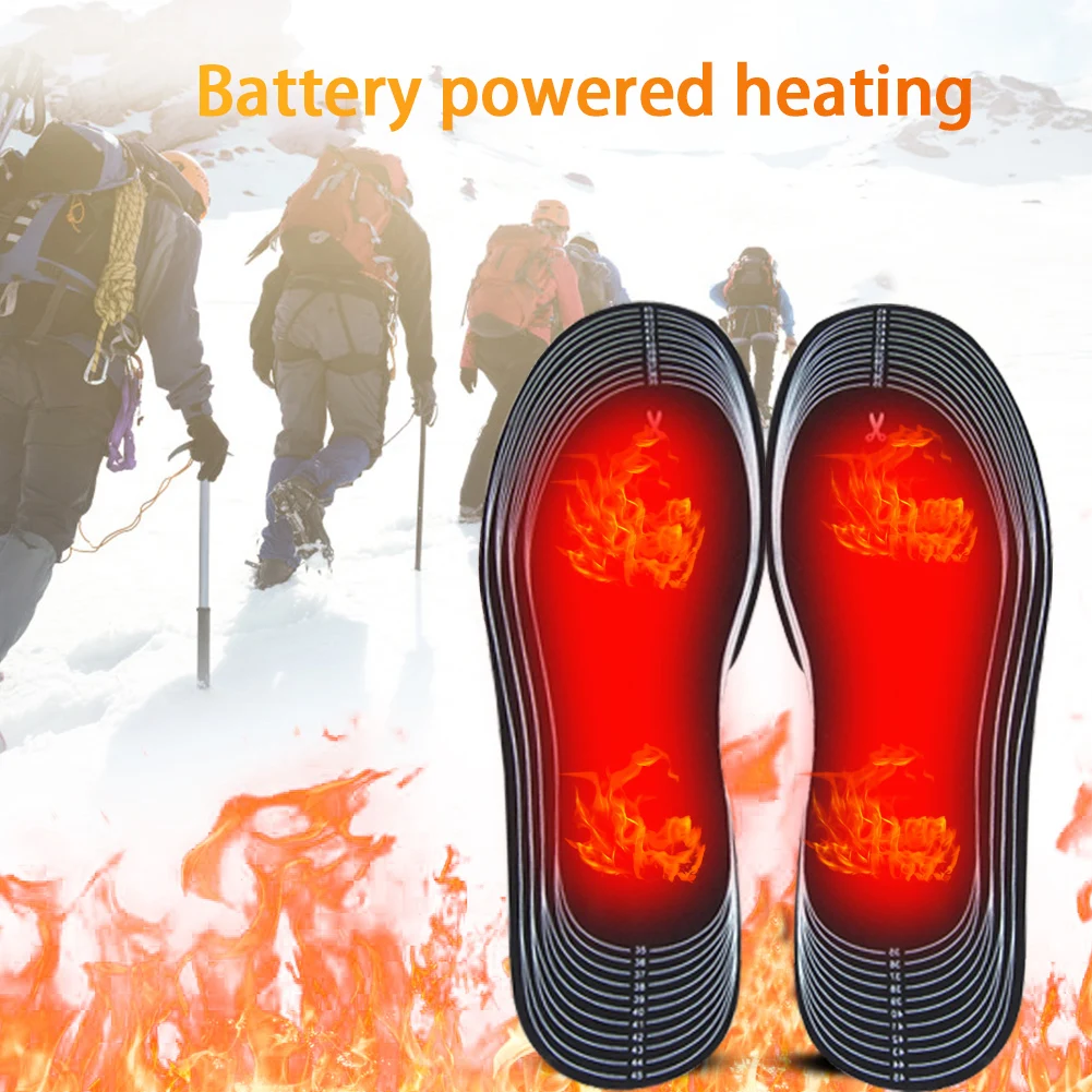 

1 Pair USB Heated Insoles Men Women Electric Heating Insoles Winter Warm USB Electric Heated Insoles Washable for Fishing Hiking