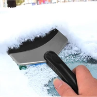 stainless steel car snow shovel multi function defrosting snow scraper tool in winter ice scraping glass snow removal tools 1pc
