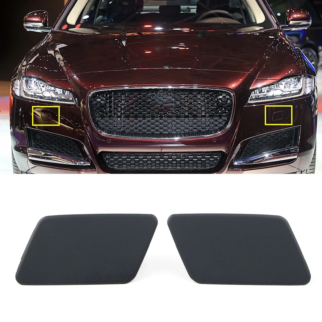 

2Pcs Car Headlight Washer Nozzle Jet Cover Cap For Jaguar XF 2016 2017 2018 2019 2020 T2H3927LML
