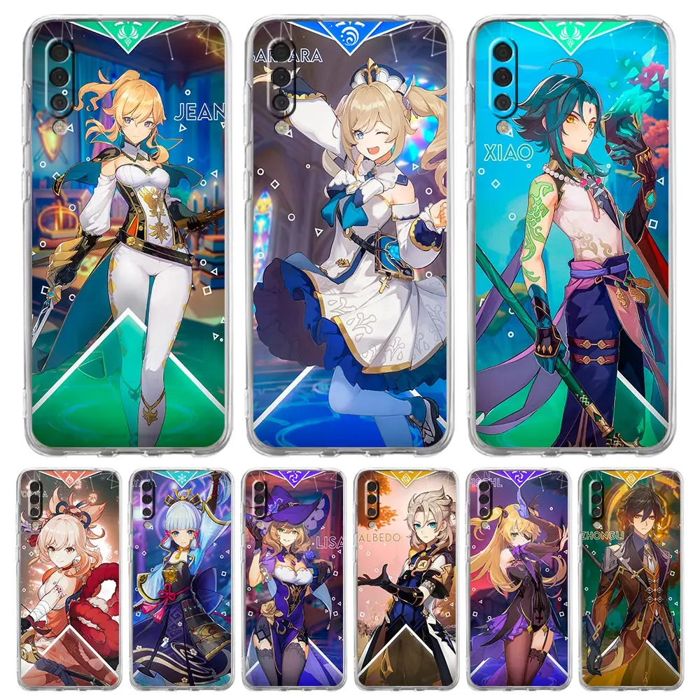 

Genshin Impact Fashion Phone Case For Samsung Galaxy A50 A70 A20 A30 A40 A20E A10 A10S A20S A02S A12 A22 A32 A52S A72 5G Cover