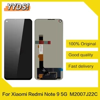 new 6 53 original lcd for xiaomi redmi note 9 5g m2007j22g j22r lcd display touch screen digitizer assembly for redmi note 9t