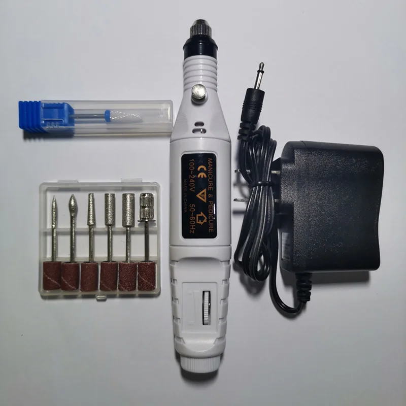 Набор для маникюра и педикюра с 6 сверлами электрическая дрель набор удаления