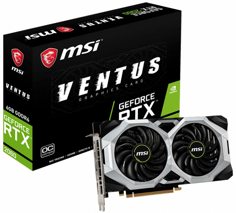 

Видеокарта RTX 2060 VENTUS 6G OC