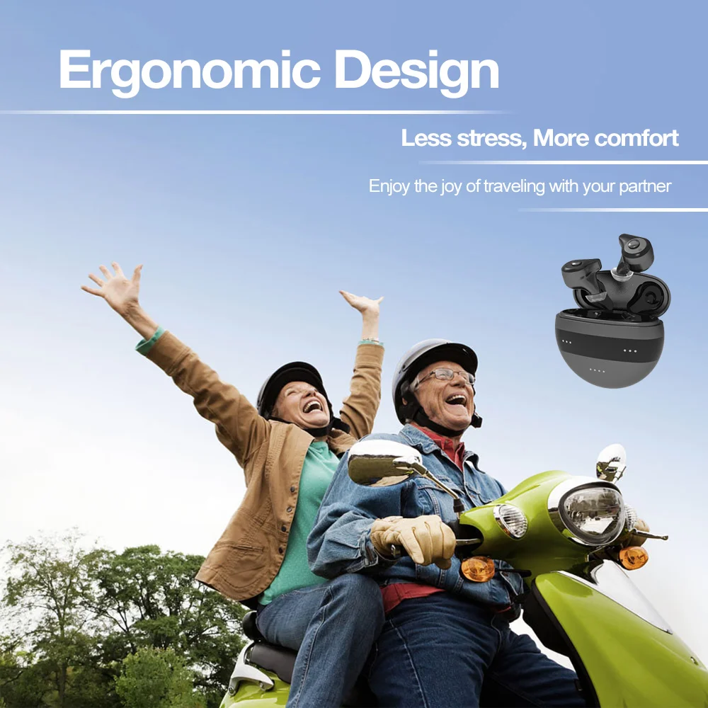 Bluetooth-слуховые аппараты для пожилых людей с зарядкой аккумулятором и