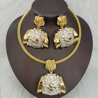 bridal jewelry sets for womens dresses accessories necklace earrings bracelet rings dubai gold color jewellery wedding dresses
