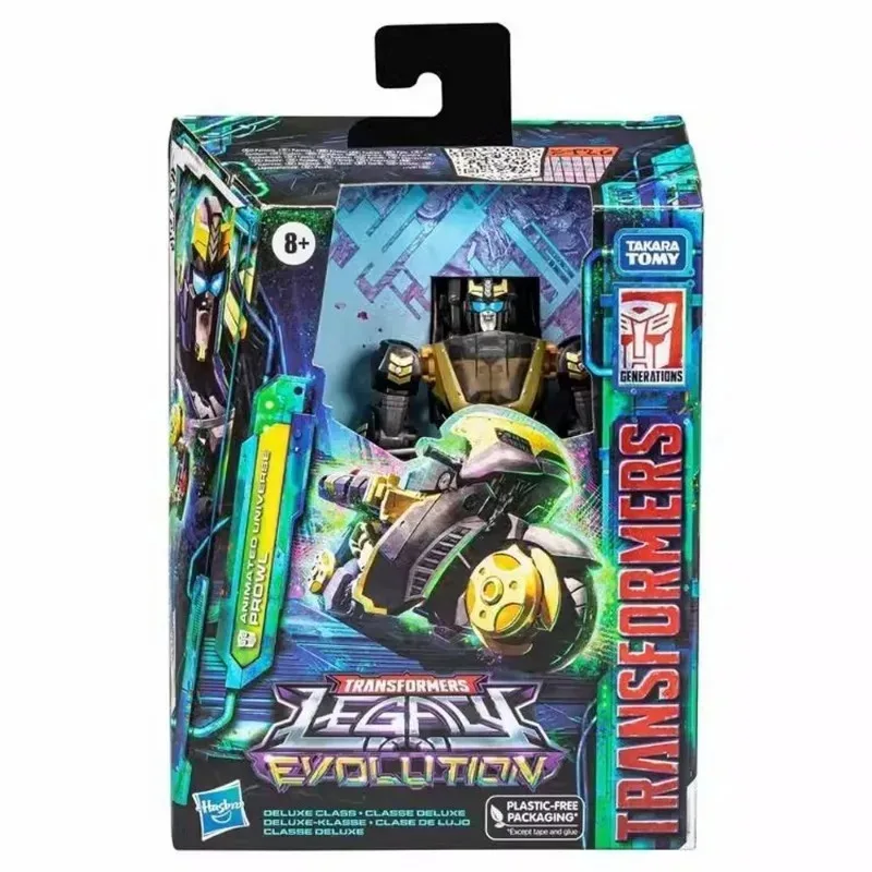 Фото Новые классические игрушки Hasbro Transformers Legacy Evolution Prowl, аниме-модели, фигурки роботов, коллекционные игрушки, подарки для хобби №3