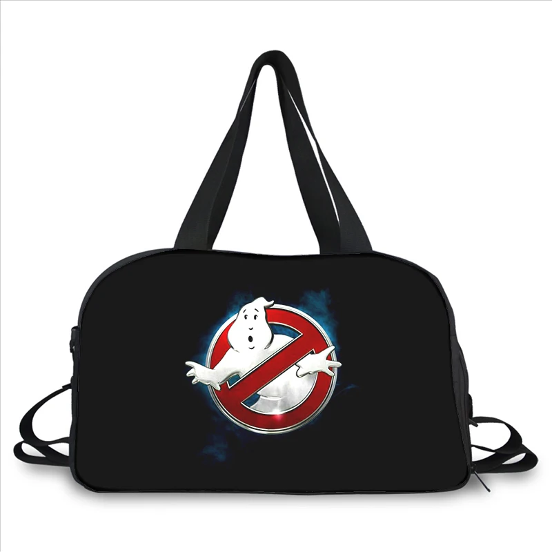 Ghostbusters hard 3D printing fashion trend portable large capacity multi-function messenger bag travel bag