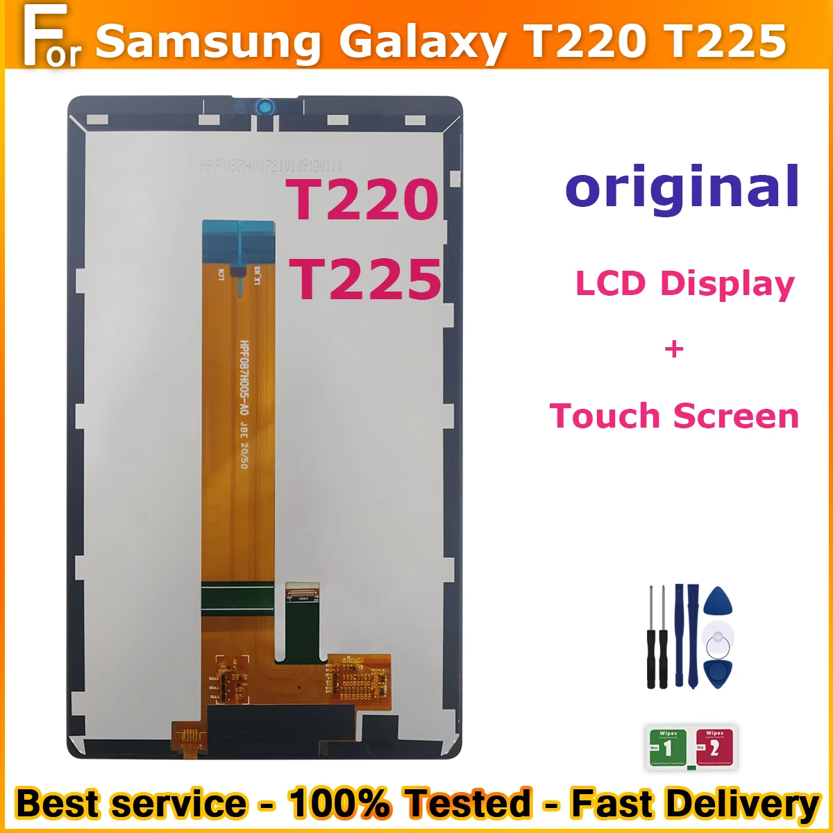 Оригинальный ЖК-дисплей для Samsung Galaxy Tab A7 Lite 2021 SM-T220 с сенсорным экраном замена T220