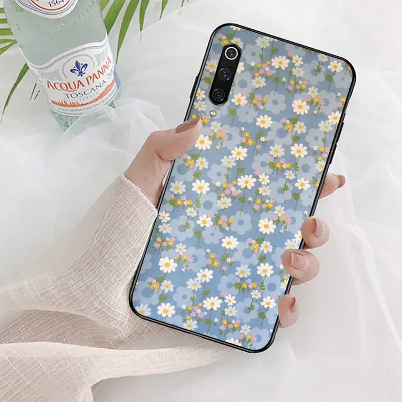 Милый чехол в Корейском стиле с цветочным рисунком для телефона Xiaomi mi 9 mi8 F1 9SE 10lite