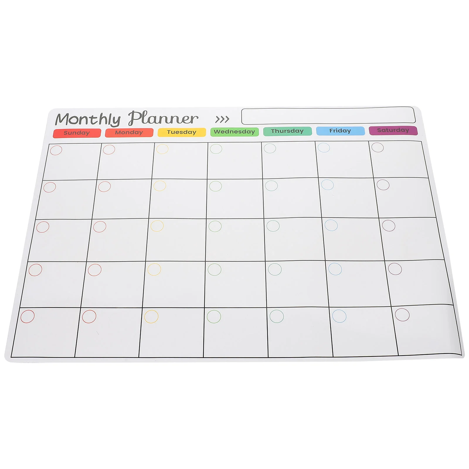 

Fridge Dry Erase Calendar White Board Kitchen Schedule Message Whiteboard Plan Magnet Magnetic Month Planning Monthly planner