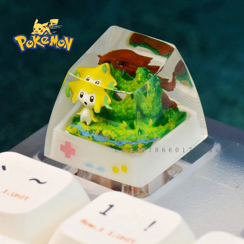 Прозрачный колпачок из смолы с изображением покемона аниме новый домашний эльф 3d