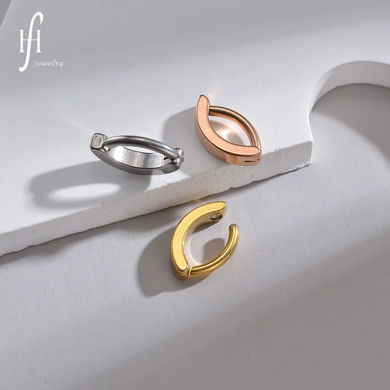 HongFei панк кольцо для пупка из нержавеющей стали простые украшения прокола тела