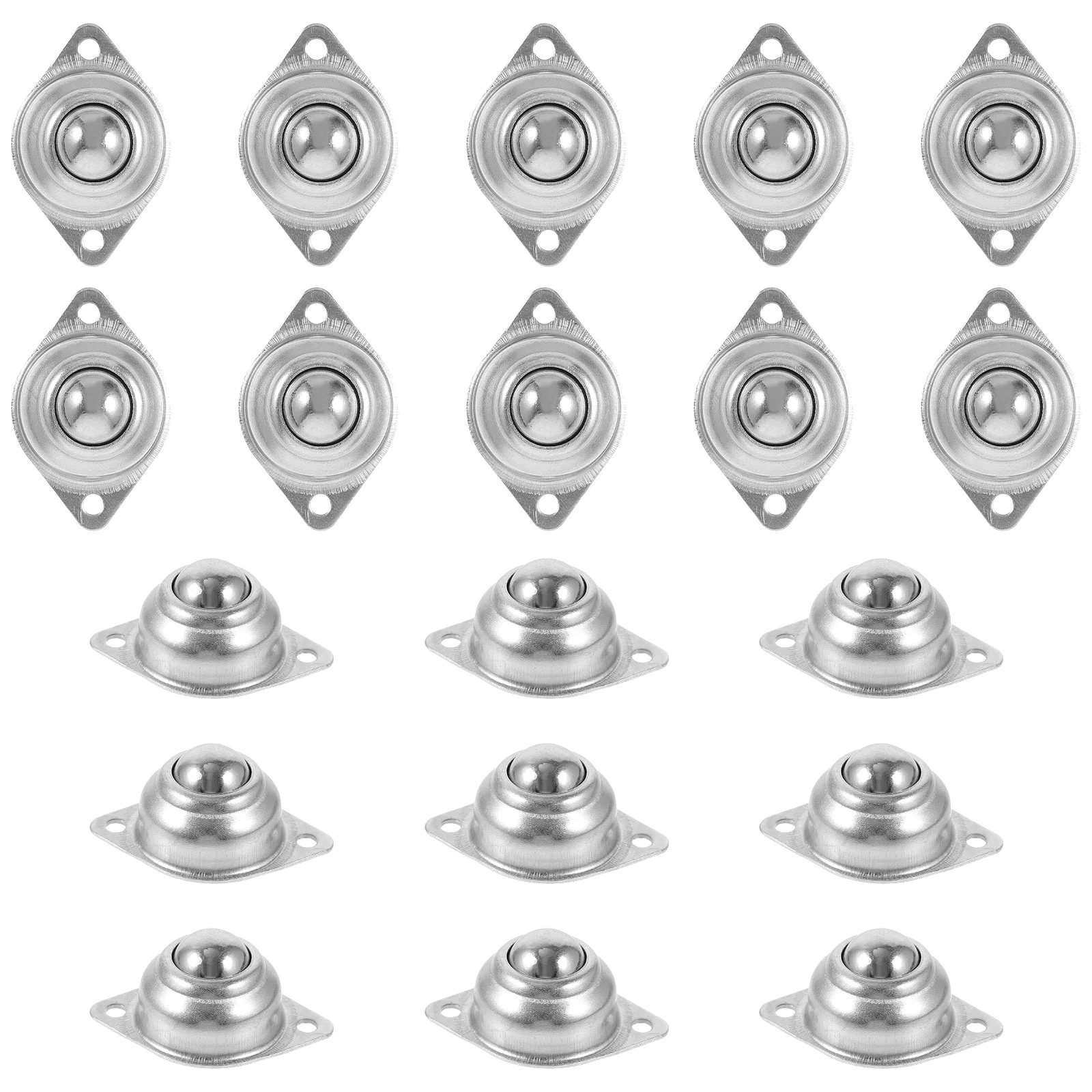 

20 Pcs Universal Ball Mini Wheels Transfer Units Round Roller Bearing Steel Rotation Casters Baby