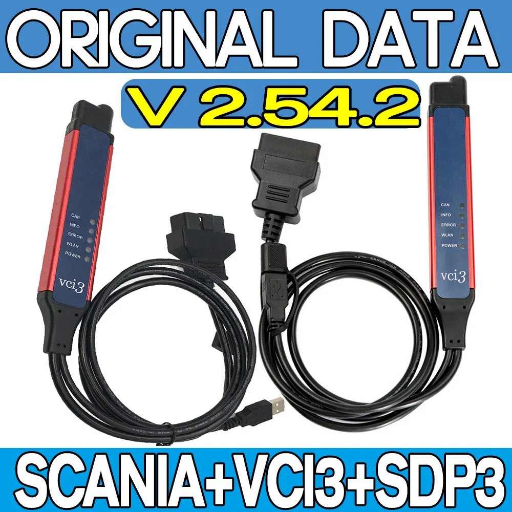 

2023 V2.54.2 SDP3 for Scania VCI3 Scanner Autocom Wifi Truck Diagnostic Tool Heavy Duty Multillanguages OBDII Scanner Tools