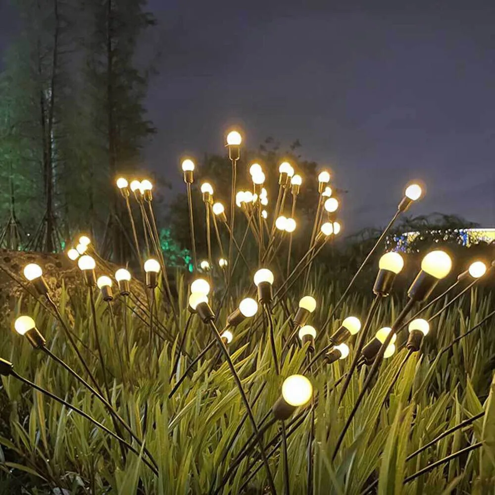 

Ground Plug Lights Park Atmosphere Decoration Garden Starburst Swaying Lamps Firefly Lights Lawn Lights Courtyard Lamp