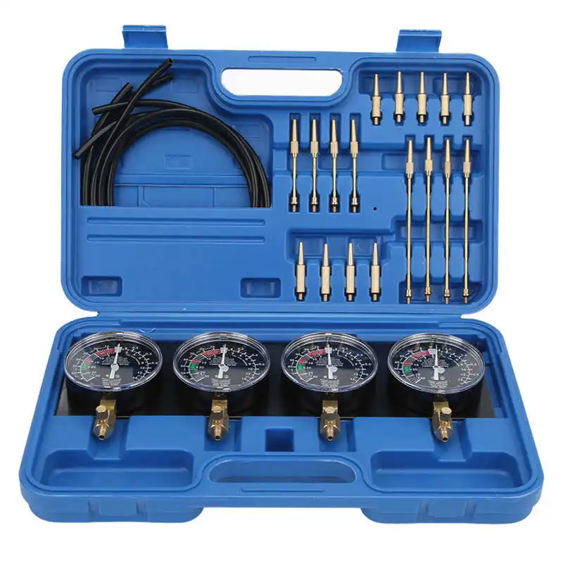 

Carb Balancer Gauge Fast Response High Flow Accuracy Vacuum Motorcycle Carb Synchronizer Tool for 4 Cylinder Motorbike