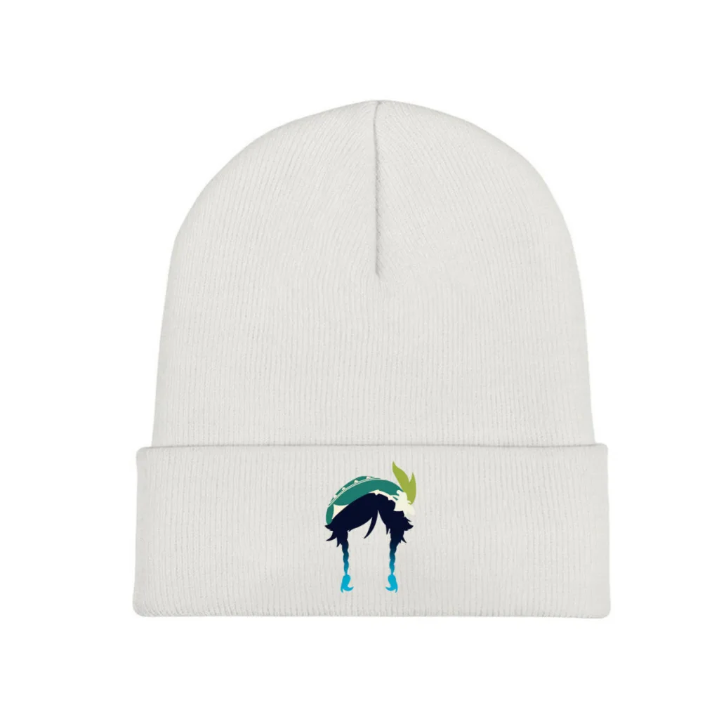 

Вязаная шапка Venti Genshin Impact Game, вязаная шапка, облегающая шапка s Skullies, мягкая шапочка, шапки, зимние теплые