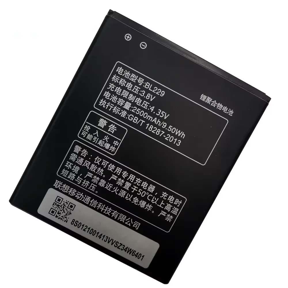 100% Оригинальный запасной аккумулятор 2500 мАч BL229 мобильный телефон для Lenovo A8 A808T A806