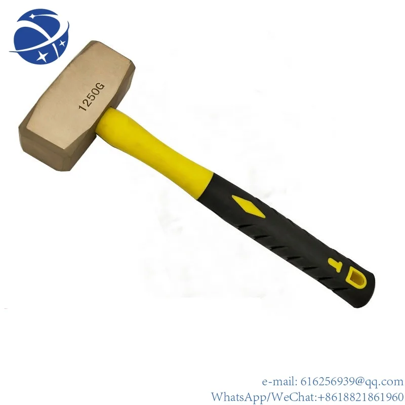 

1250g brass hammer non sparking safety hand tools laser marking required