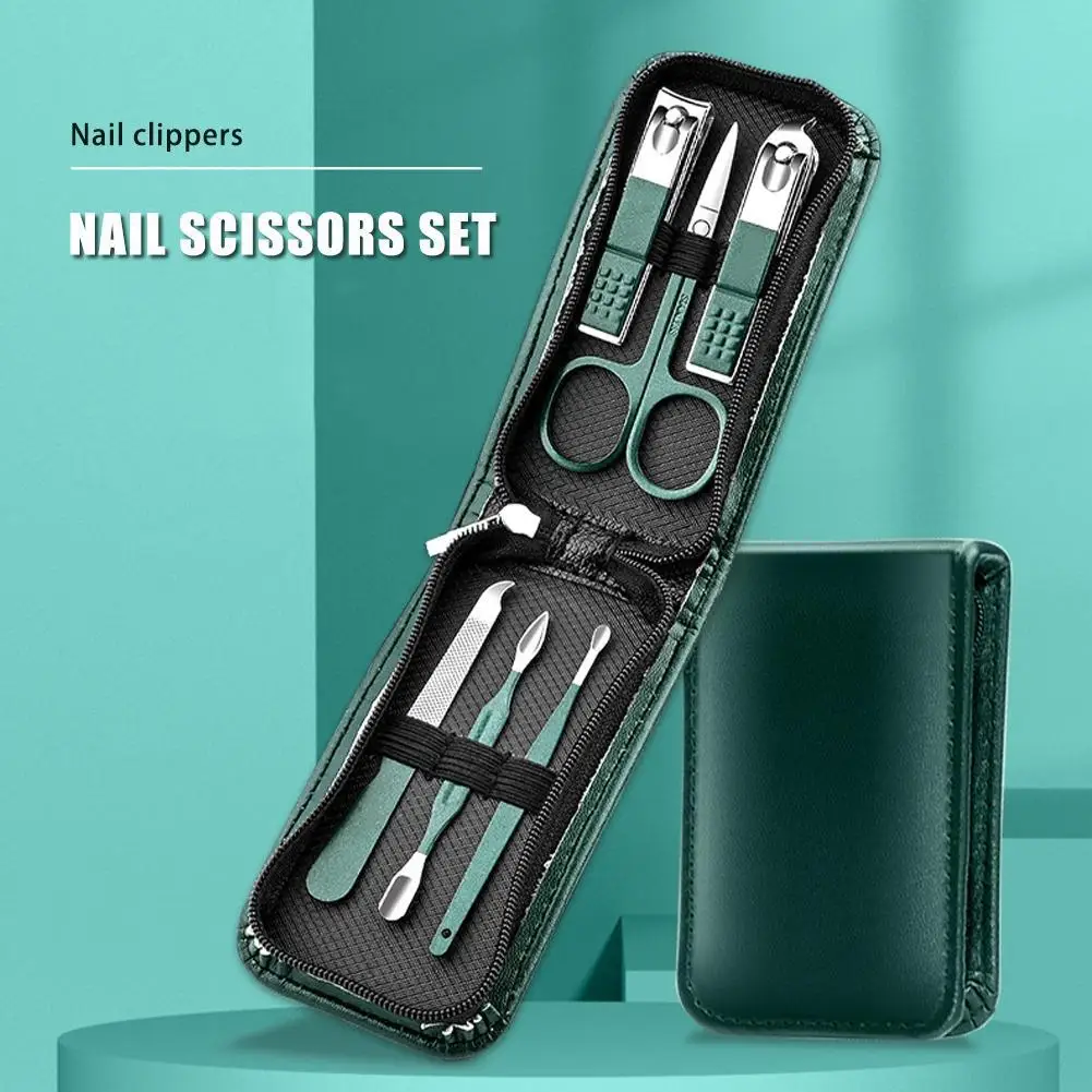 

Nail Clippers Set Manicure Beauty Tools 6 Piece Portable Household Nail Tools Nail Scissors Dead Skin Remover Nail Trimmer