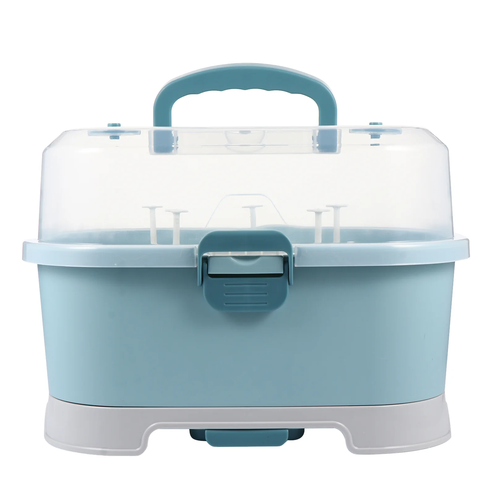 

Storage Box Bottle Rack Breastfeeding Supplies Baby Bottles Drainer Container Sterilizer Drying Organizer