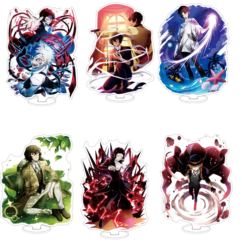 

Bungou Stray Dogs Atsushi Nakajima Dazai Chuya Ryunosuke Acrylic Stand Figure Desktop Decoration Collection Model Toy Gifts
