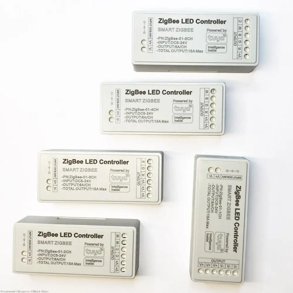 Светодиодный контроллер Zigbee с Wi-Fi одноцветная Светодиодная лента RGB RGBW RGBCCT умный